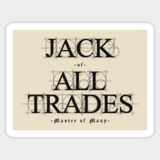 Master of Many Trades Sticker